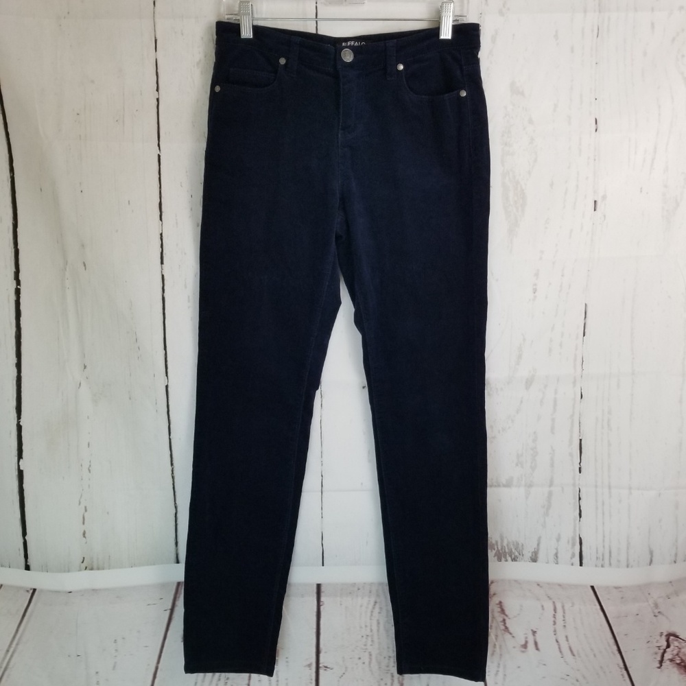 Buffalo David Bitton Corduroy Pants Sz 6 Navy Blue